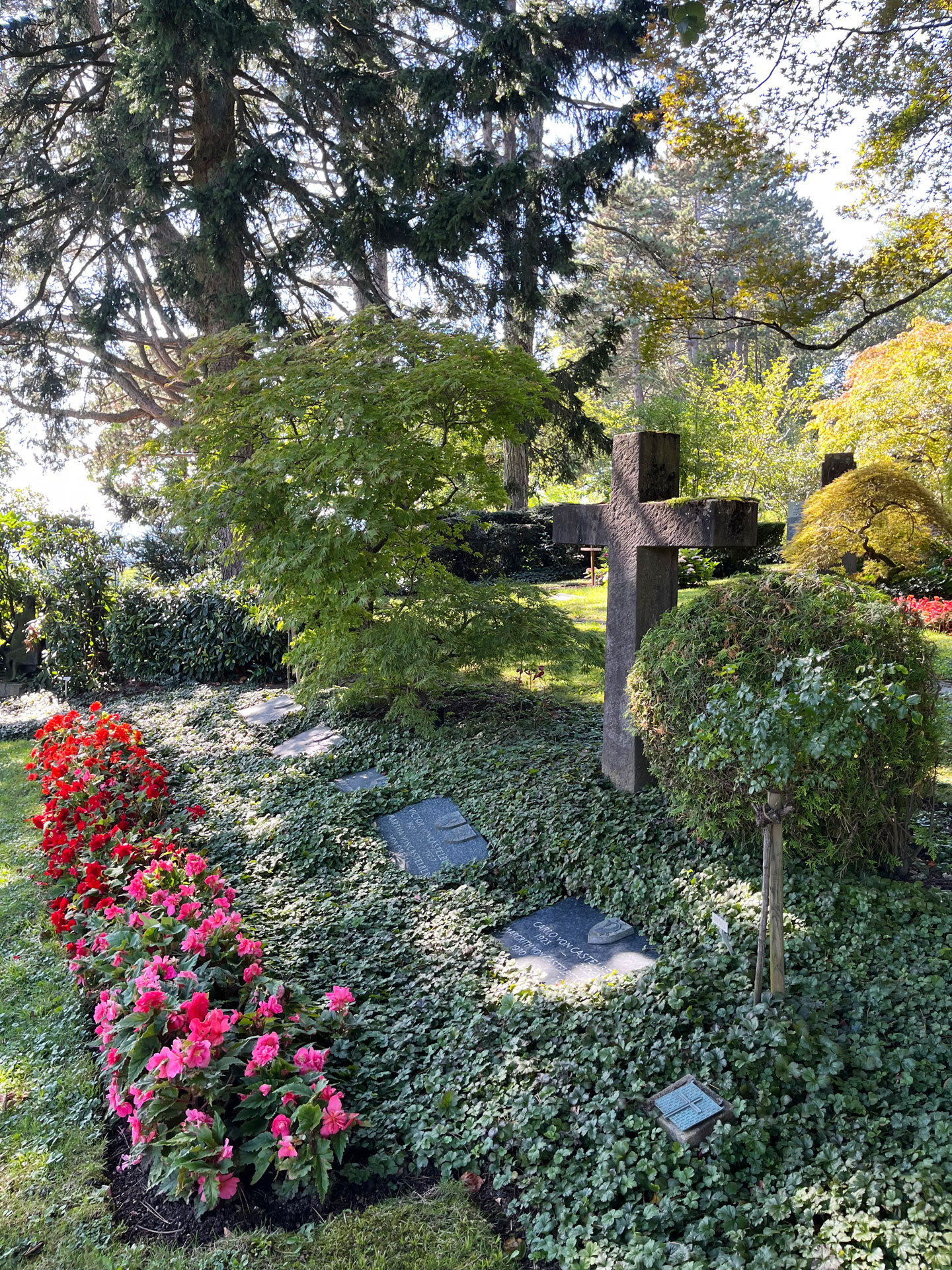 Von Castelberg Familiengrab auf dem Friedhof Flutern, Stadt Zürich